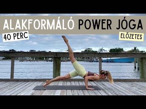 Haladó ALAKFORMÁLÓ Power Jóga Edzés - 40 perc | Jóga Életmód ELŐZETES