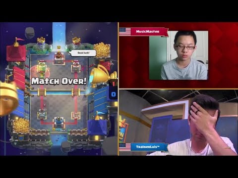 TrainerLuis™ vs  MusicMaster - Clash Royale Crown Championship NA [Week Two] [HD]