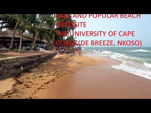 The Popular Beach Opposite University of Cape Coast (Nkoso beach, Da Breeze). free for students.