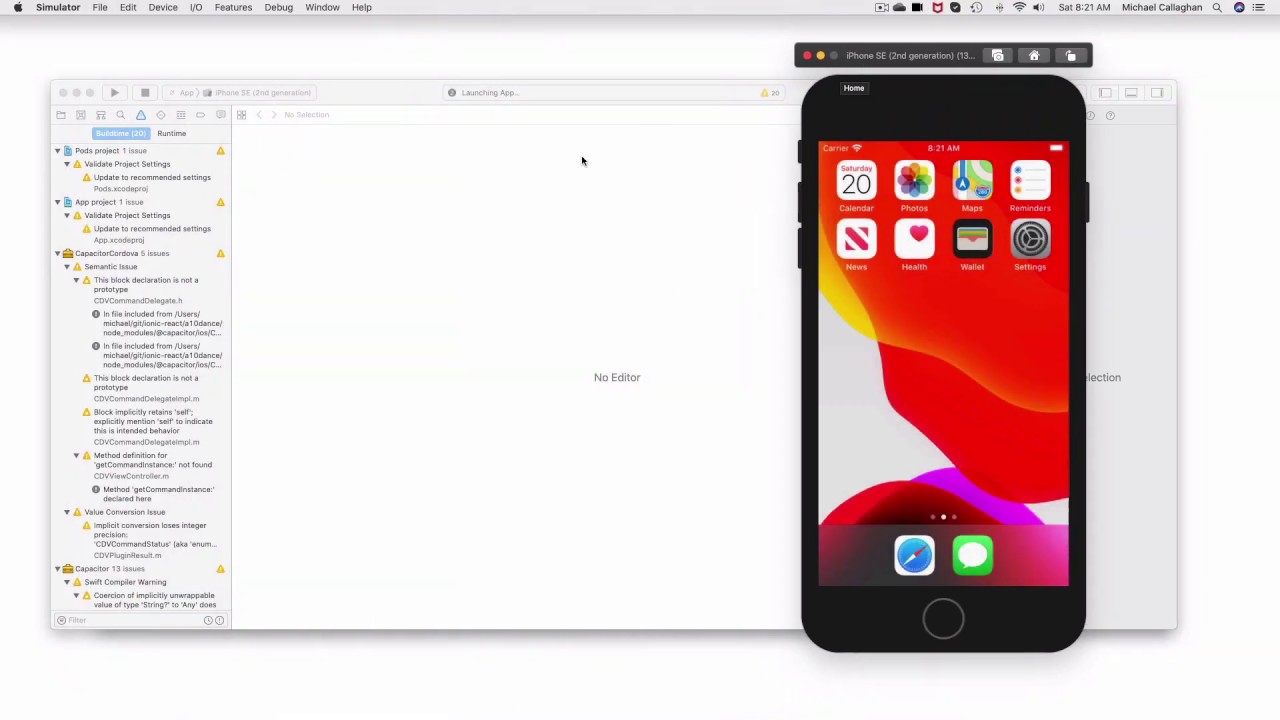 Raw and Unedited - Ionic Framework, Adding Capacitor and iOS