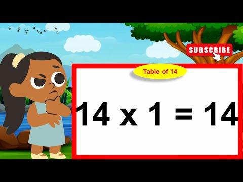 14-x1=14 Multipication, Table of 14 Tables Song Multiplication Time of Tables -All Mathstables
