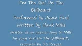 'I'm The Girl On The Billboard' - by Joyce Paul