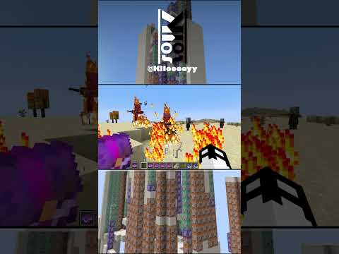 #minecraft #shorts | Spell Casting Showcase Command Block Creation [Vanilla Magic #9 Fire]