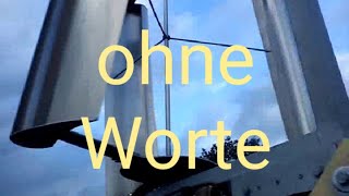Vertikales Windrad (VAWT) C-Rotor - vertikal axis wind turbine 120x100cm