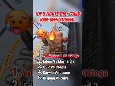 STOPPING TOO LATE These 5 Fights Should Have Ended Sooner