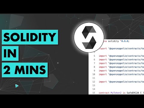 Solidity in 2 mins (for beginners)