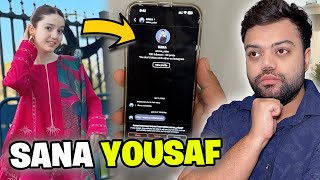 Sana Yusuf’s Murderer Messaged Me 😱 | My Message To Young Girls 🙏🏻