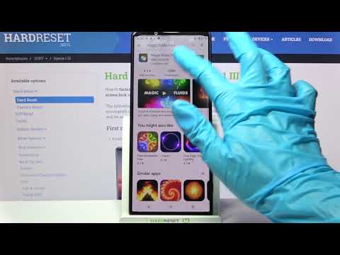 How to Download And Apply Live Wallpaper on SONY Xperia 1 III – Apply Magic Fluids