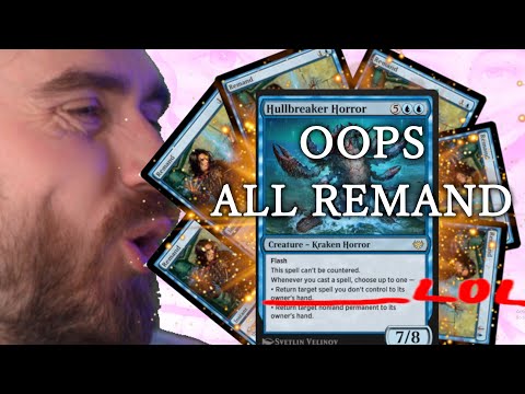 I HOPE YOU LIKE HAVING EVERYTHING IN HAND ALL GAME! Hullbreaker Horror Standard MTG Arena Crimson V