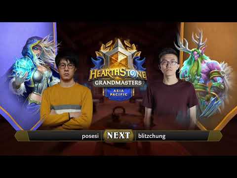 Posesi vs blitzchung | 2021 Hearthstone Grandmasters Asia-Pacific | Semifinal | Season 1 | Week 4