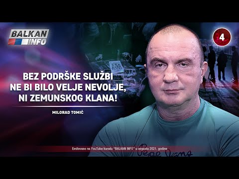 INTERVJU: Milorad Tomić - Bez podrške službi ne bi bilo ni Velje Nevolje, ni Zemunaca! (4.8.2021)