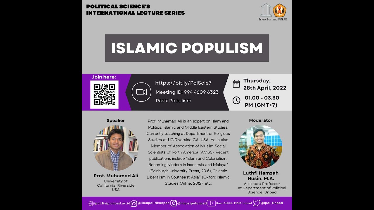 Political Science's International Lecture Series #7