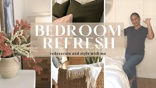 Redecorating My Bedroom 2022 | Small Bedroom Makeover | Renter Friendly Bedroom Refresh