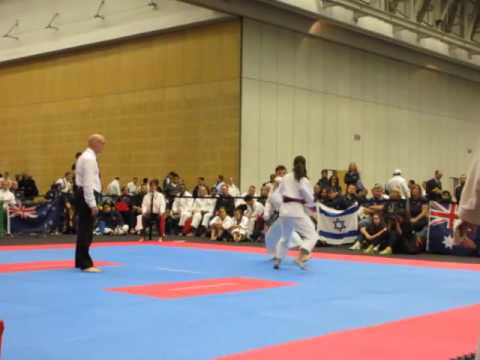 ISKF World Shoto Cup 2016 Kumite. Kimuchi vs Andy