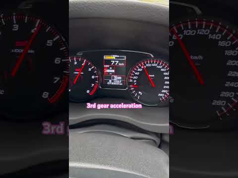 Wrx Sti acceleration, blouch dominator 1.5xtr 8cm rear. 21psi on flex fuel.