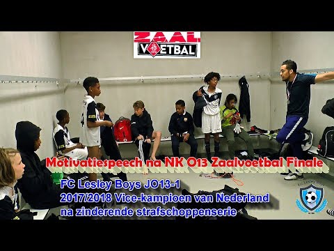 "Dit is het beste team van Nederland" motivatiespeech na NK Futsal Finale