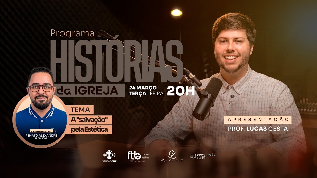 ( AO VIVO ) TEMA: A "SALVAÇÃO" PELA ESTÉTICA - LUCAS GESTA E PROF. RENATO ALEXANDRE - 24/03/26