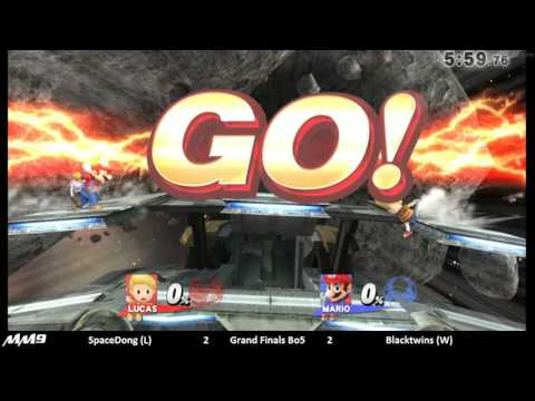 Mississauga Mondays 9 Grand Finals Bo5: SpaceDong (MK/Cloud/Fox/Lucas) vs Blacktwins (Cloud/Mario)