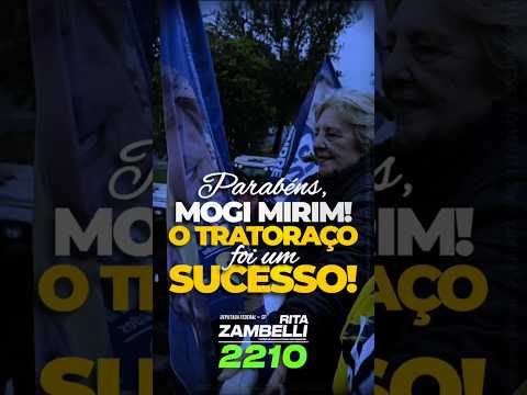 PARABÉNS, MOGI MIRIM! 👏👏👏💚🇧🇷 O TRATORAÇO FOI SENSACIONAL! Gratidão a todos os amigos e cidadãos