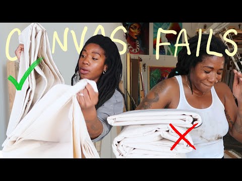 What I wish I knew about canvas rolls (DON'T do this + how I fixed it)