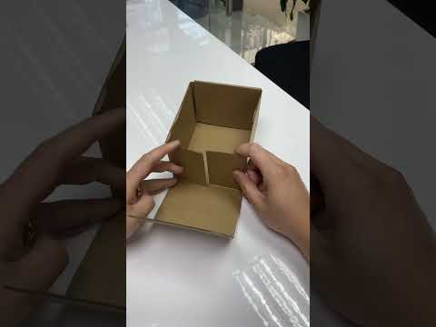 How to fold Top Bottom Paper Box# #cardboard #carton