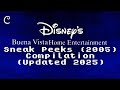 Updated 2025 Sneak Peeks Menu 2005