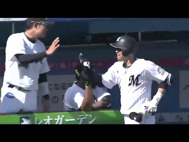 【5回裏】強い風も関係なし!! マリーンズ・清田 3号同点2ランホームラン!! 2016/4/29 M-F