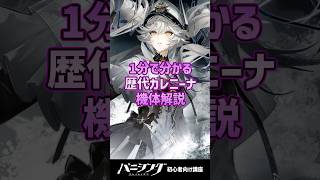 【パニグレ】1分で分かる歴代カレニーナ全機体を解説します #shorts #arpg