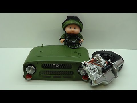 Сборка УаЗ 469 №4 №5 №6 Масштаб 1:8 deagostini