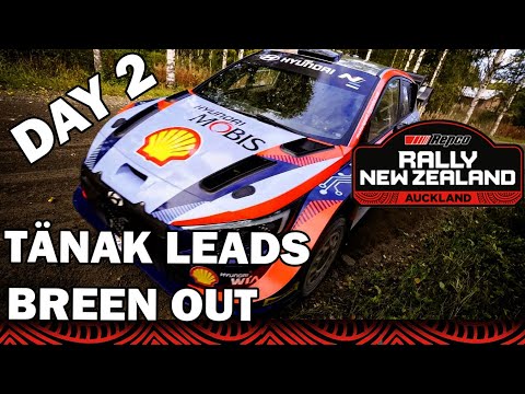 WRC Repco Rally New Zealand 2022 | Tänak Leads - Breen Out : Day 2
