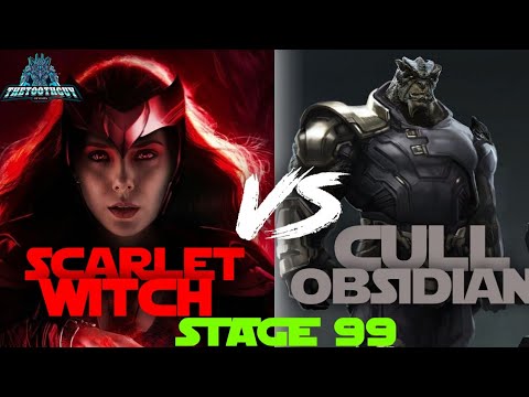 Scarlet Witch VS Cull Obsidian || WBU guide || Stage 99 || Under 60 seconds! [MFF]