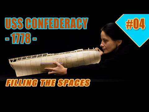 The biggest and most difficult ship model kit - #04 - USS CONFEDERACY
