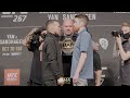 Petr Yan Tries To Punk Cory Sandhagen In Press Conference Staredown | UFC 267 | MMA Fighting