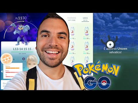 Catturo UNOWN, schiudo 12 UOVA da 10-12 KM e avanzo nella SFIDA LIVELLO 50! - Pokémon GO