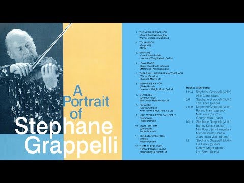 a portrait of Stephane Grappelli