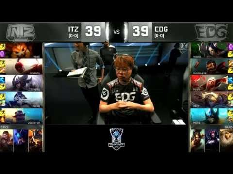 LMHT: EDG vs INTZ Highlights   LOL World Championship 2016 Day 1 Group C