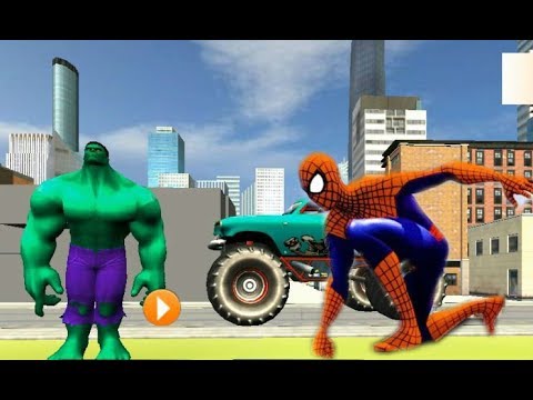 Super Monster Hero City Battle Games | Monster Hero Vs Spider Vs Monster Vs Iron Hero - Android