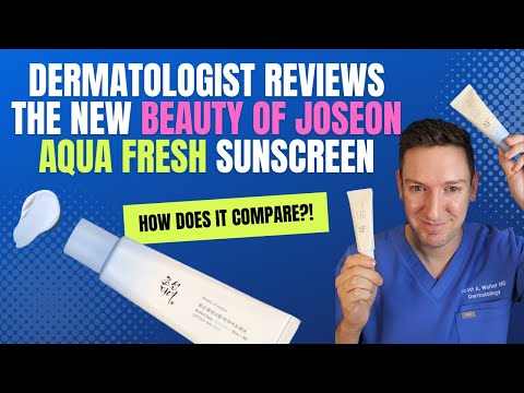 Dermatologist reviews NEW Beauty of Joseon Aqua ... - YouTube