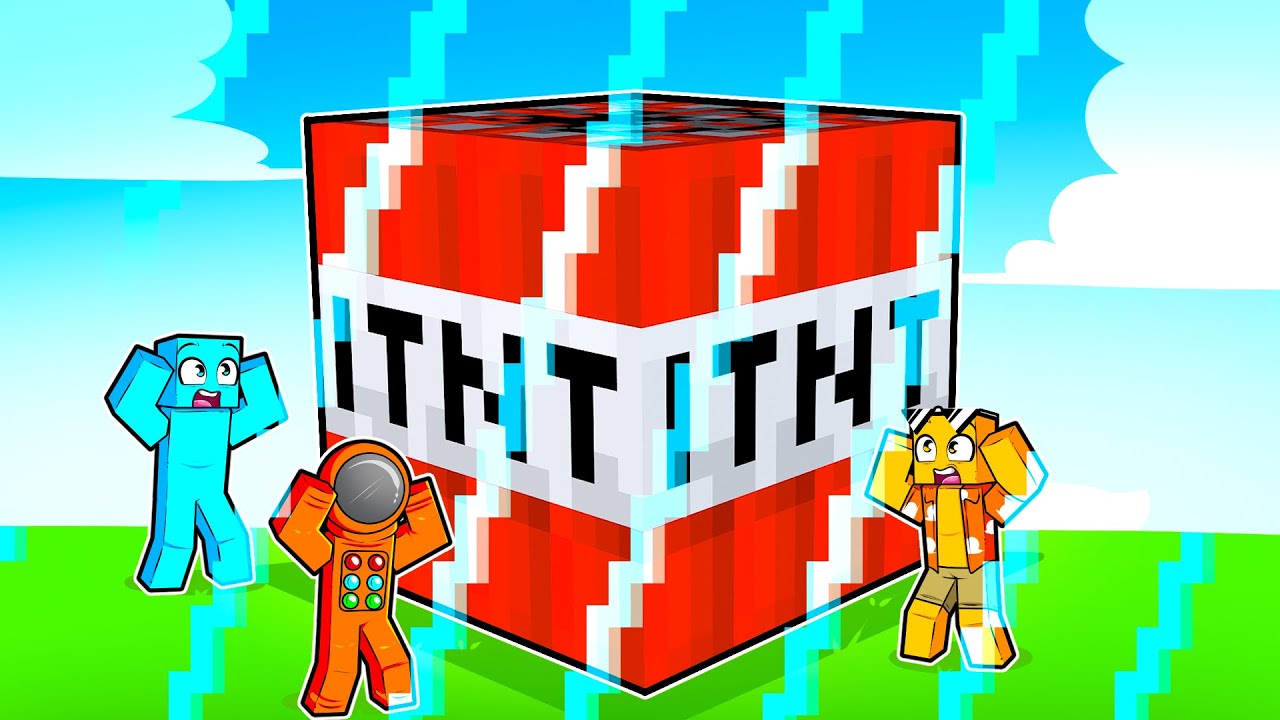 Testei as TNTs Mais Poderosas do Minecraft!