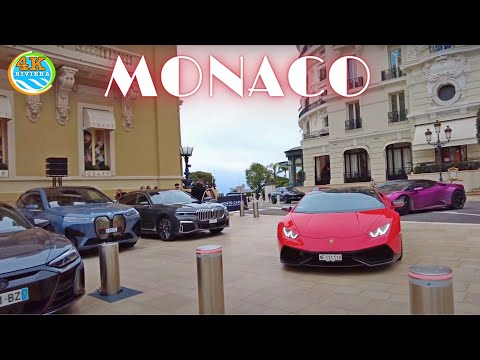 Monaco 4K Walk 🏁  Monte Carlo Walking Tour 🚸2022