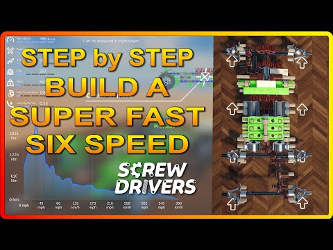 Building A Lightning-fast 6-speed Transmission: A Step-by-step Guide In Screw Drivers Gameplay Ep017