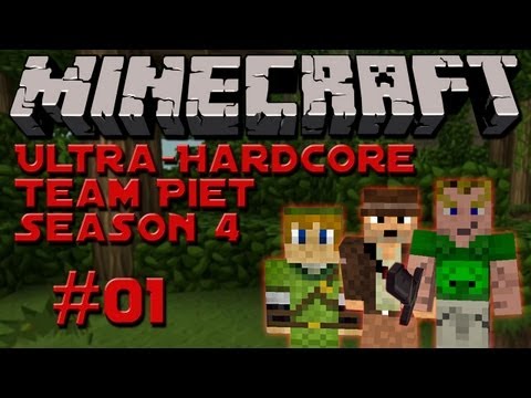 Let's Play Minecraft Ultra Hardcore S4E01 [Team Piet/Full-HD] - mammoth project