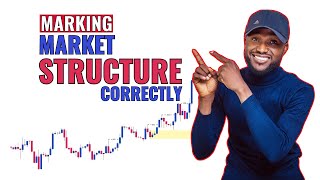 How To Correctly Mark and Identify Market Structure (ICT)