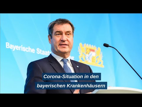 Ministerpräsident Dr. Söder nach Beratungen mit Ärzten und Pflegern bayerischer Kliniken - Bayern
