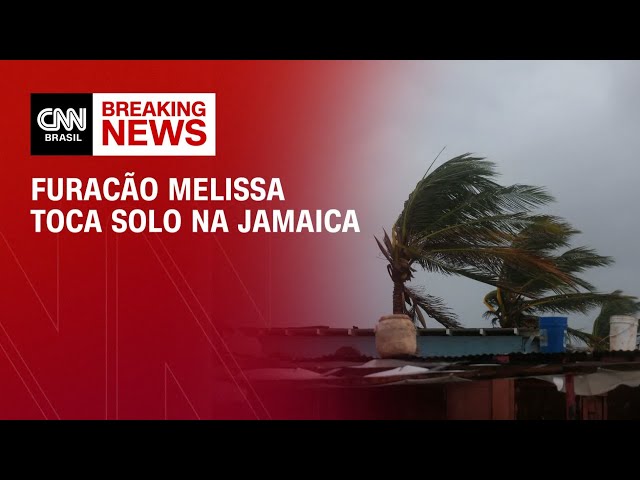 Furacão Melissa toca solo na Jamaica com ventos de 300 km/h | BASTIDORES CNN