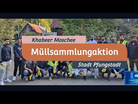 Müllsammlungaktion | 2022 | Stadt Pfungstadt | Khabeer Moschee