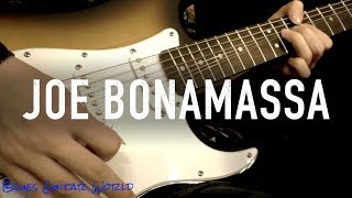 Blues Deluxe - Guitar Lesson - Joe Bonamassa Guitar Solo