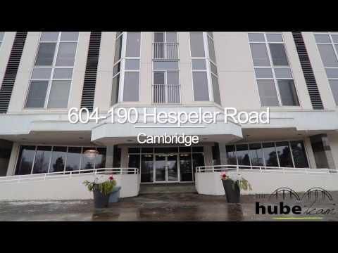 Cambridge Real Estate Video Tour | 604-190 Hespeler Road