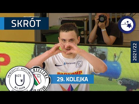 AZS UW DARKOMP - Legia Warszawa 6:0 | SKRÓT | 29. kolejka (2021/22)