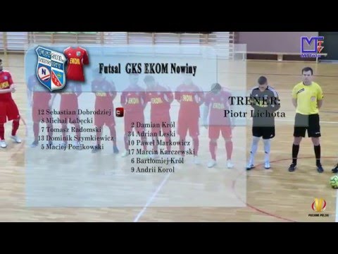 Skrót meczu Futsal 1/32 HPP GÓRAL Tryńcza 2:7(1:3) GKS EKOM Nowiny 2015-12-13